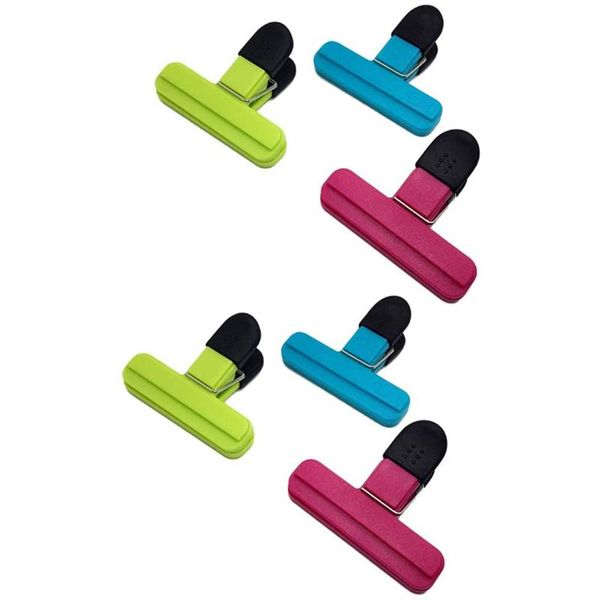 bag clips 6pcs/set chip food clip plastic heavy duty air tight sealing grip for coffee potato bags
bag clips 6pcs/set chip food clip plastic heavy duty air tight sealing grip for coffee potato bags