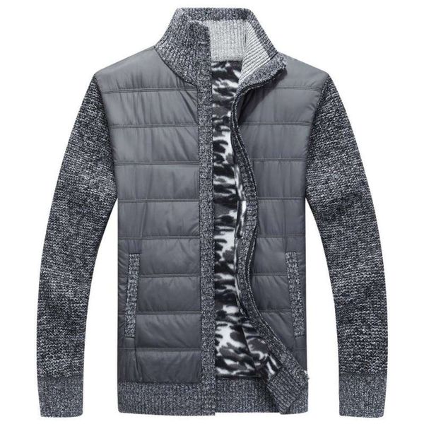 sweaters winter men's fleece sweater coat thick patchwork wool cardigan muscle fit knitted jackets fashionable male clothing for autumn, White;black
sweaters winter men's fleece sweater coat thick patchwork wool cardigan muscle fit knitted jackets fashionable male clothing for autumn, White;black