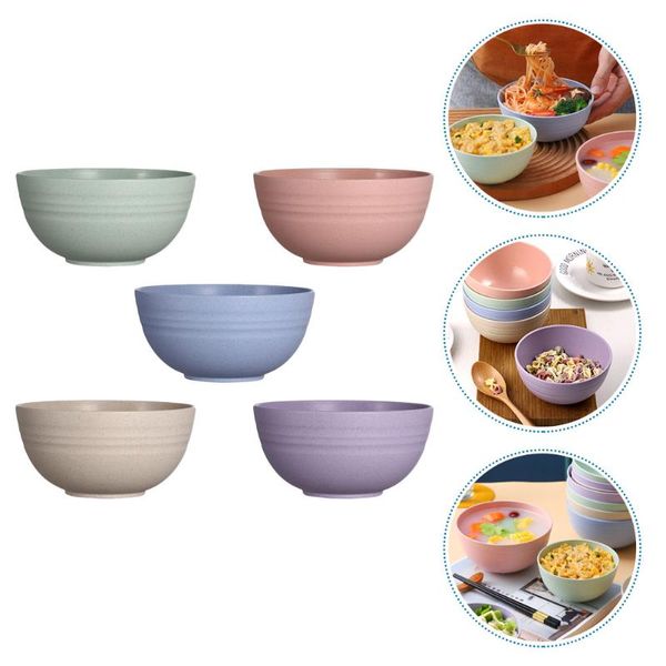 bowls 5 pcs nordic style round wheat straw instant noodle salad rice (assorted color)
bowls 5 pcs nordic style round wheat straw instant noodle salad rice (assorted color)