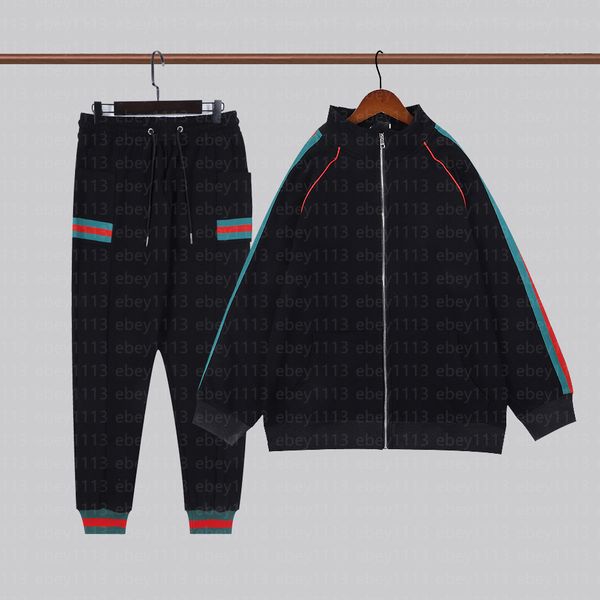 mens tracksuit classic sports suit zipper jackets jogger spring autumn hooded tracksuits italy fashion designer two piece set causal stitche, Gray
mens tracksuit classic sports suit zipper jackets jogger spring autumn hooded tracksuits italy fashion designer two piece set causal stitche, Gray