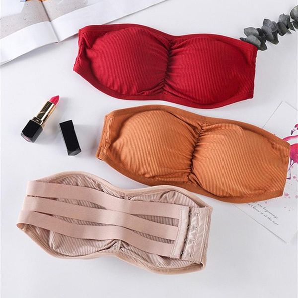 bustiers & corsets strapless brassiere girls beautiful back thread soft fitness sports female elasticity push up one-line bra regg, Black;white
bustiers & corsets strapless brassiere girls beautiful back thread soft fitness sports female elasticity push up one-line bra regg, Black;white