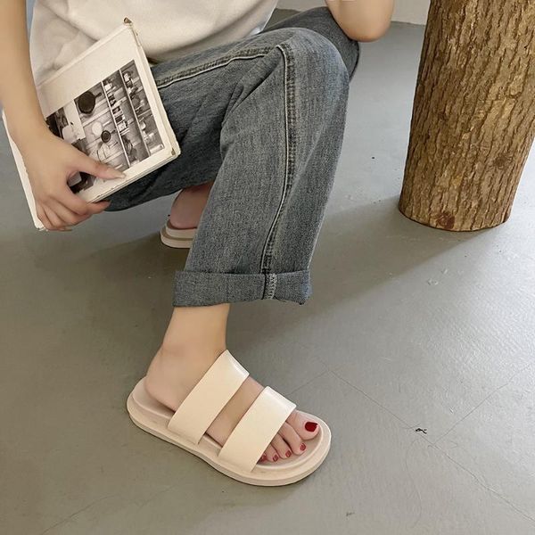 slippers women fashion sandals yellow white shoes summer 2021 open toe platform heels ladies dress party, Black
slippers women fashion sandals yellow white shoes summer 2021 open toe platform heels ladies dress party, Black