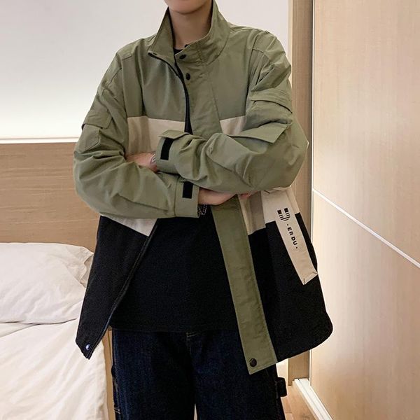 men's jackets male loose large size zipper coat trend handsome collarjackets jacket men windbreaker spring hip hop couple thin, Black;brown
men's jackets male loose large size zipper coat trend handsome collarjackets jacket men windbreaker spring hip hop couple thin, Black;brown
