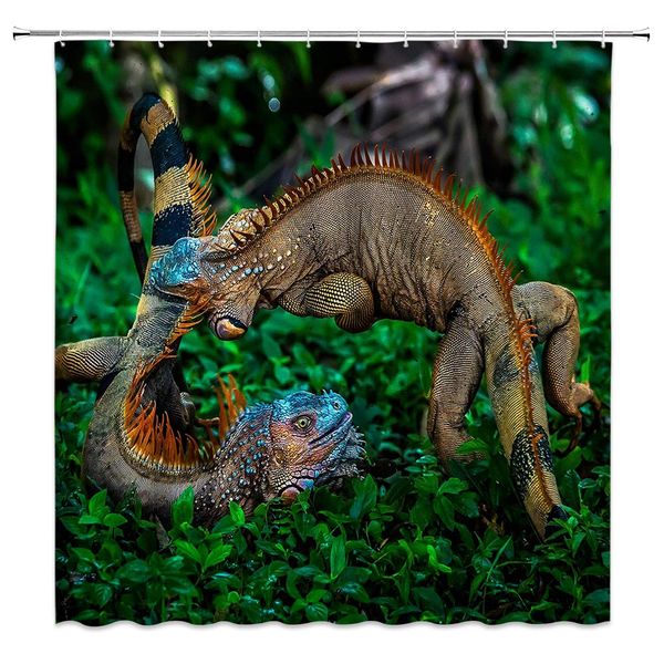 forest shower curtain two fighting iguanas on the green meadow home polyester cloth fabric bathroom decor set 70Ã70 inch with
forest shower curtain two fighting iguanas on the green meadow home polyester cloth fabric bathroom decor set 70Ã70 inch with