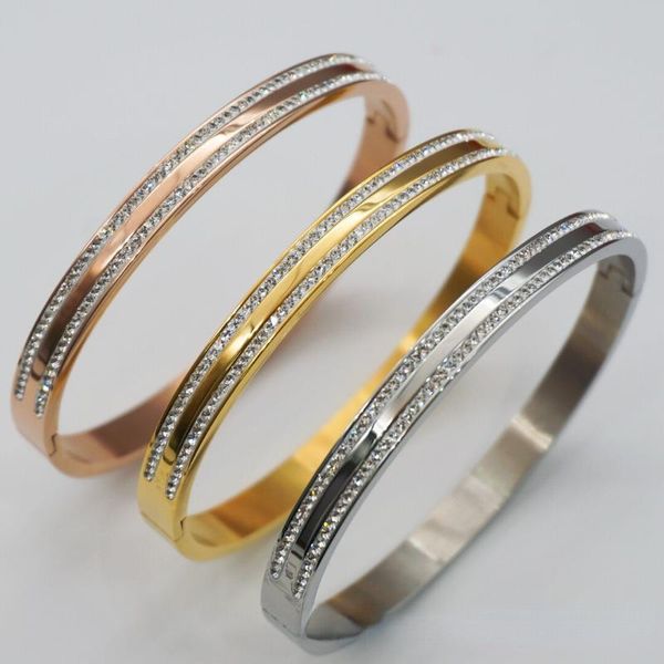 bangle titanium steel bracelet starry temperament diamond ladies bracelets love accessories, Black
bangle titanium steel bracelet starry temperament diamond ladies bracelets love accessories, Black