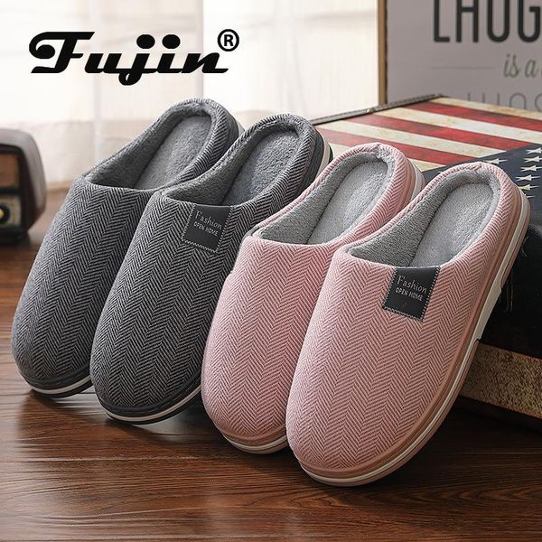 fujin fashion cotton slippers women's autumn winter cover heel home indoor non slip warm plush confinement men's, Black
fujin fashion cotton slippers women's autumn winter cover heel home indoor non slip warm plush confinement men's, Black