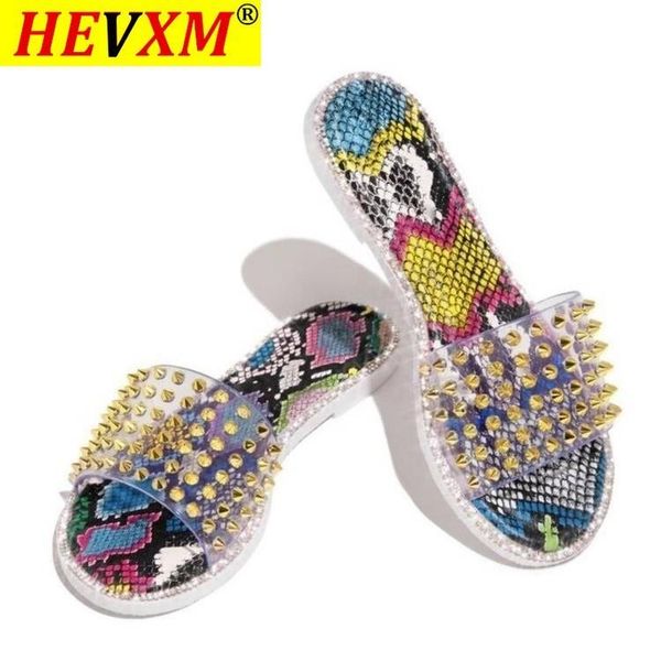 women rivet slippers flat casual ladies slides open toe outside metal decoration soft beach shoes summer female footwear, Black
women rivet slippers flat casual ladies slides open toe outside metal decoration soft beach shoes summer female footwear, Black