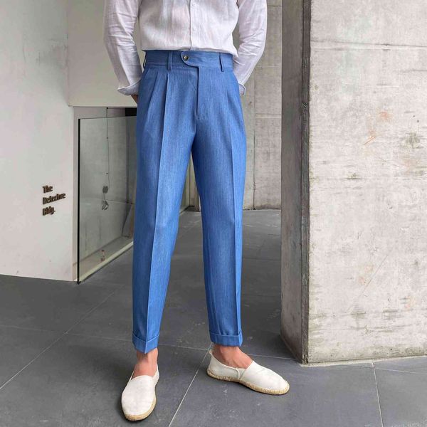 men's pants luxury italian trend brand fashion 2021 versatile slim long spring clothes office trousers men j68z, Black
men's pants luxury italian trend brand fashion 2021 versatile slim long spring clothes office trousers men j68z, Black