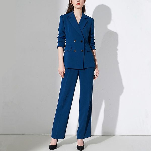 women's two piece pants arrival fashion women blazer pant suit formal office ladies female work double breasted jacket and trouser 2 se, White
women's two piece pants arrival fashion women blazer pant suit formal office ladies female work double breasted jacket and trouser 2 se, White