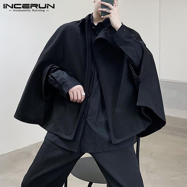 men's trench coats man punk style ponchos streetwear cloak masculina incerun men solid color irregular fashion loose windbreaker s-5xl, Tan;black
men's trench coats man punk style ponchos streetwear cloak masculina incerun men solid color irregular fashion loose windbreaker s-5xl, Tan;black