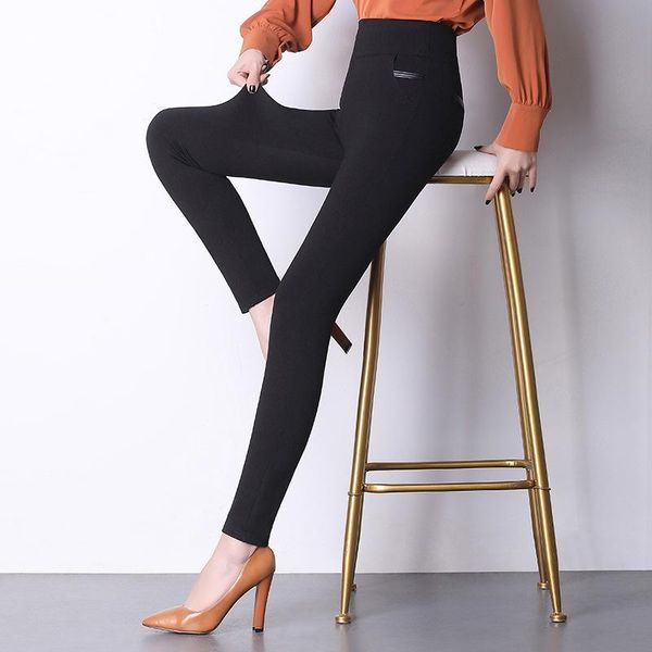 women's pants & capris nonis 2021 women skinny pencil large size for femme haigh waist high stretch street wear pockets trousers, Black;white
women's pants & capris nonis 2021 women skinny pencil large size for femme haigh waist high stretch street wear pockets trousers, Black;white