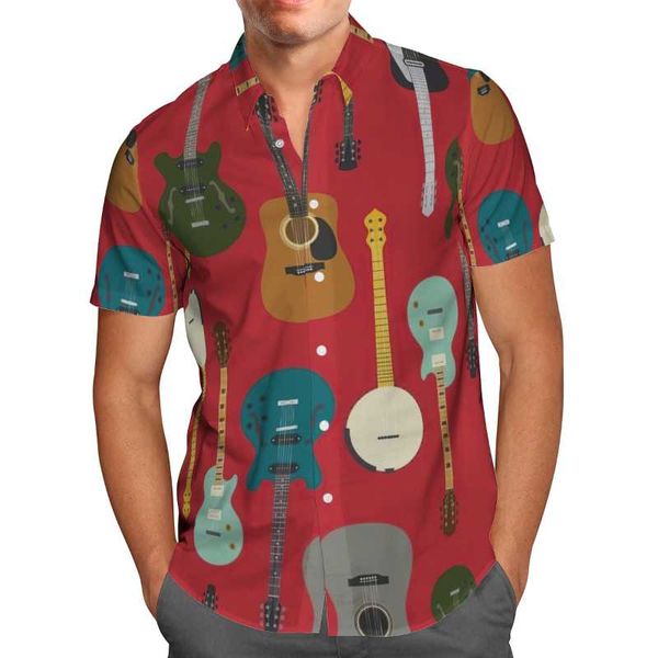 men's casual shirts rock guitar 3d beach hawaiian 2021 summer men shirt short sleeve streetwear oversized 5xl camisa social chemise hom, White;black
men's casual shirts rock guitar 3d beach hawaiian 2021 summer men shirt short sleeve streetwear oversized 5xl camisa social chemise hom, White;black