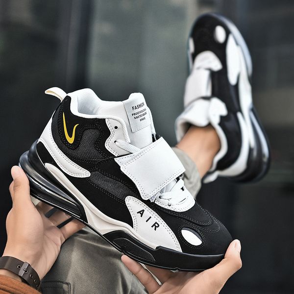 464748 size 2021 new spring and autumn high-basketball shoes cross-border air cushion shoes fashionable mens shoes sports running, Black;white
464748 size 2021 new spring and autumn high-basketball shoes cross-border air cushion shoes fashionable mens shoes sports running, Black;white