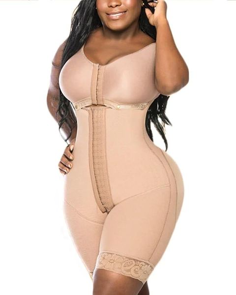 women's shapers high compression garment with hook and eye closure adjustable bra bodysuit fajas, Black;white
women's shapers high compression garment with hook and eye closure adjustable bra bodysuit fajas, Black;white