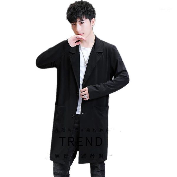 men's trench coats large size windbreaker jacket suit plus fat loose casual cloak outerwear and long coat, Tan;black
men's trench coats large size windbreaker jacket suit plus fat loose casual cloak outerwear and long coat, Tan;black