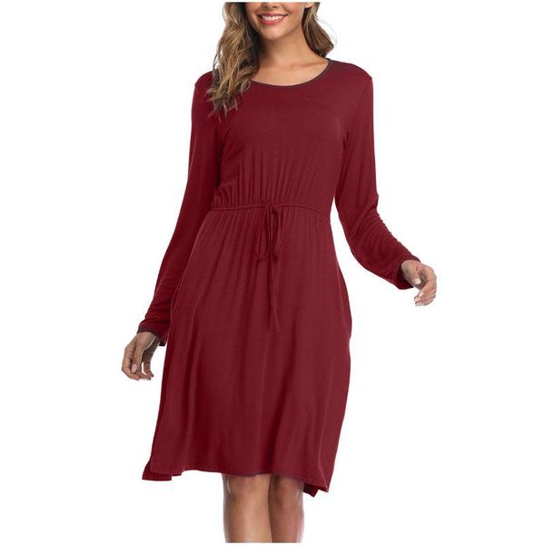 casual dresses women 's summer home dress ladies' retro party midi long sleeve pocket beach red, Black;gray
casual dresses women 's summer home dress ladies' retro party midi long sleeve pocket beach red, Black;gray