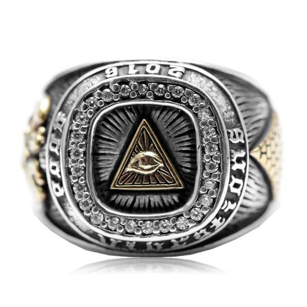 cluster rings the silver ring tide hip-hop domineering high-grade diamond retro big niche design opening adjustable men's jewelry, Golden;silver
cluster rings the silver ring tide hip-hop domineering high-grade diamond retro big niche design opening adjustable men's jewelry, Golden;silver