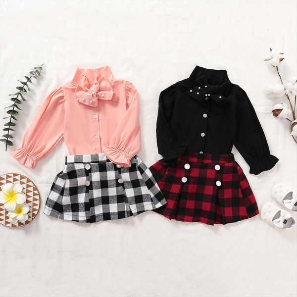 6m 5t infant kids baby girls long sleeve ruffle bead bow beadings collar button down short plaid pleated buttons, White
6m 5t infant kids baby girls long sleeve ruffle bead bow beadings collar button down short plaid pleated buttons, White