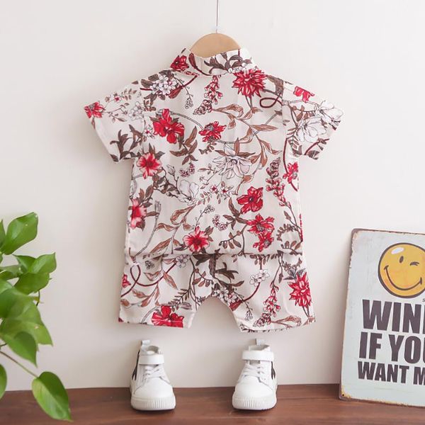 summer clothes sets short sleeve outfit style beachwear t-shirt kid boys +shorts floral ins printed casual clothing, White
summer clothes sets short sleeve outfit style beachwear t-shirt kid boys +shorts floral ins printed casual clothing, White