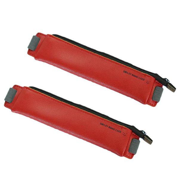 2pcs fashion leather pen holder creative bag vintage case protective pens storage pouch (claret +) pencil bags
2pcs fashion leather pen holder creative bag vintage case protective pens storage pouch (claret +) pencil bags