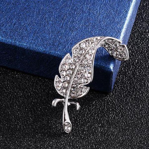 fashion rhinestone leaves feather brooches clothes sweater corsage pins brooch pins enamel pin brooches for women, Gray
fashion rhinestone leaves feather brooches clothes sweater corsage pins brooch pins enamel pin brooches for women, Gray