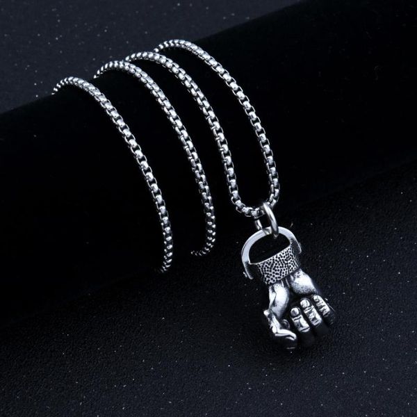 pendant necklaces rock punk domineering spider fist necklace fashion simple men and women wild clavicle chain, Silver
pendant necklaces rock punk domineering spider fist necklace fashion simple men and women wild clavicle chain, Silver