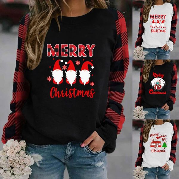 women's hoodies & sweatshirts christmas print autumn casual long-sleeved sweatshirt ladies silm blouse pullover, Black
women's hoodies & sweatshirts christmas print autumn casual long-sleeved sweatshirt ladies silm blouse pullover, Black