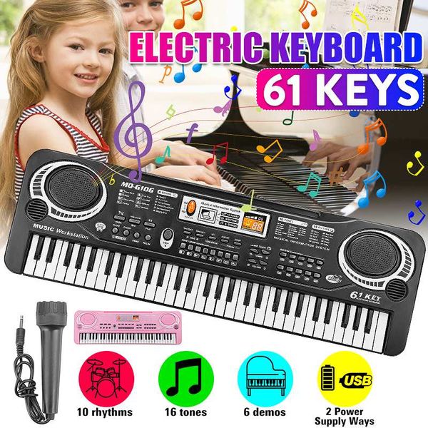 funny 61 keys electronic keyboard with microphone rechargeable baby piano music instruments simulated kids toy birthday gift
funny 61 keys electronic keyboard with microphone rechargeable baby piano music instruments simulated kids toy birthday gift