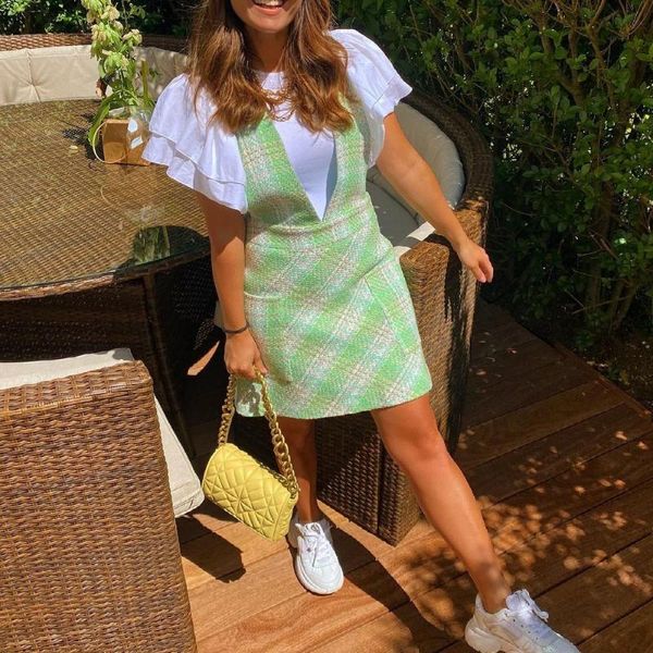 casual dresses xeasy 2021 tweed women fashion vintage green plaid sweet dress female slim office lady v-neck sleeveless mini, Black;gray
casual dresses xeasy 2021 tweed women fashion vintage green plaid sweet dress female slim office lady v-neck sleeveless mini, Black;gray