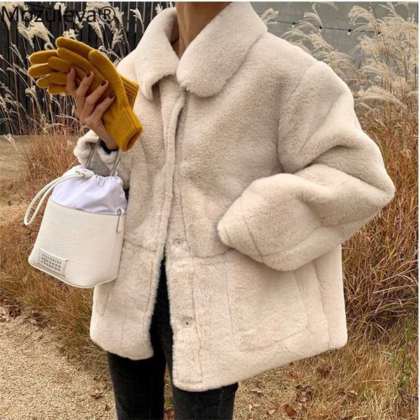 mozuleva fur strip sewed toghter winter woman jacket high street faux coats and jackets coat women elegant 211220, Black
mozuleva fur strip sewed toghter winter woman jacket high street faux coats and jackets coat women elegant 211220, Black