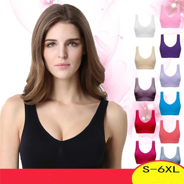 s-6xl sport bras yoga shirt women sleep wear brassiere push up underwear sports crop bra sportswear plus size gym clothing, White;black
s-6xl sport bras yoga shirt women sleep wear brassiere push up underwear sports crop bra sportswear plus size gym clothing, White;black