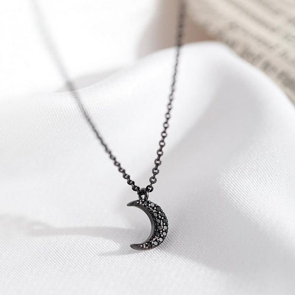 pendant necklaces korean minimalist black moon choker necklace for women simple geometric heart clavicle chain jewelry accessories gift, Silver
pendant necklaces korean minimalist black moon choker necklace for women simple geometric heart clavicle chain jewelry accessories gift, Silver