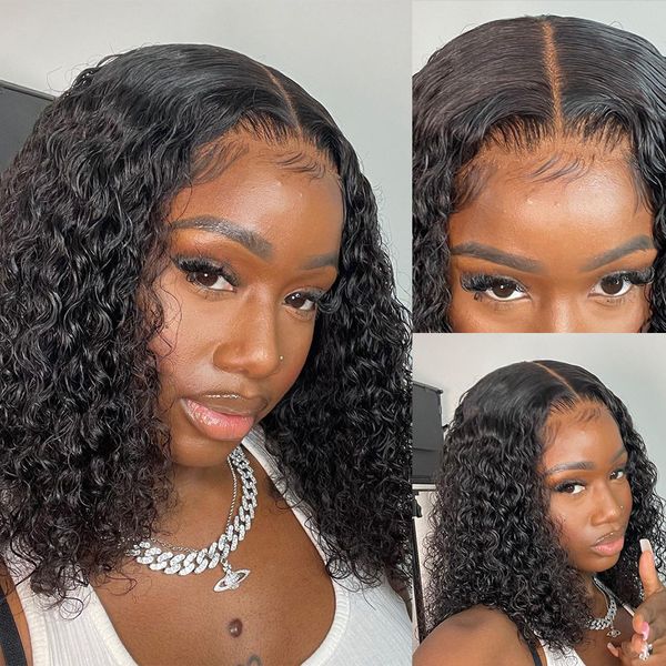 t part lace human hair wigs brazilian curly bob wig for black women pre plucked 130% bleached knots, Black;brown
t part lace human hair wigs brazilian curly bob wig for black women pre plucked 130% bleached knots, Black;brown