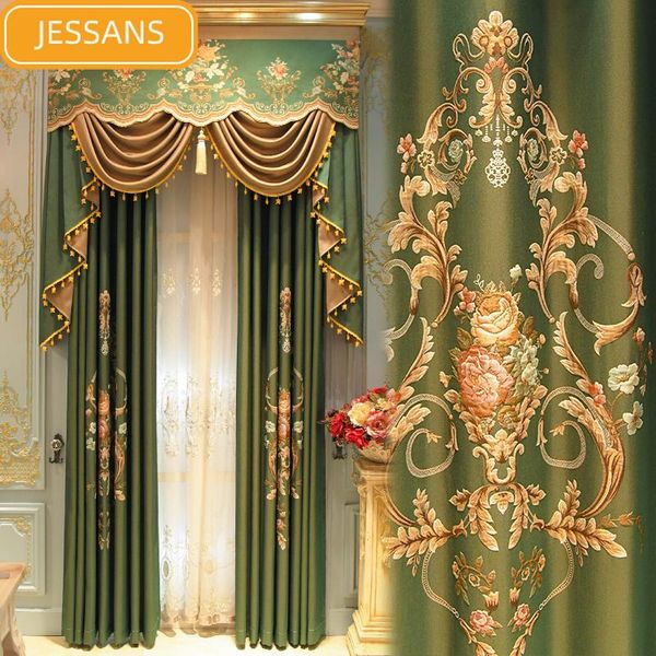 curtain & drapes 2021 american style luxury high-end atmosphere european jacquard curtains for living room bedroom with valance custom size
curtain & drapes 2021 american style luxury high-end atmosphere european jacquard curtains for living room bedroom with valance custom size