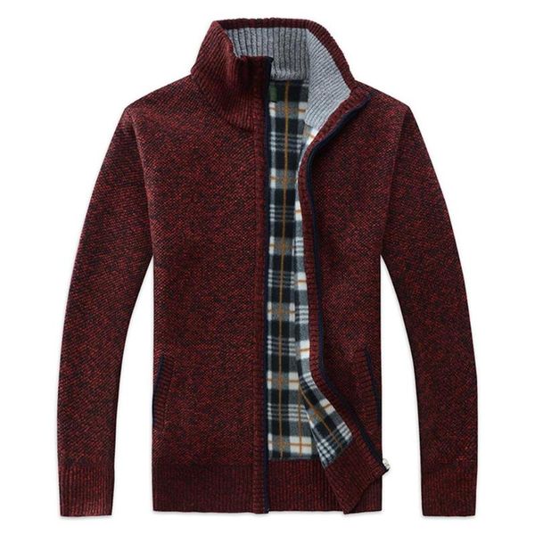 men's sweaters thicken knitted plush mens long sleeve jacket high neck zip up sweater casual lined winter cardigan jackets, White;black
men's sweaters thicken knitted plush mens long sleeve jacket high neck zip up sweater casual lined winter cardigan jackets, White;black
