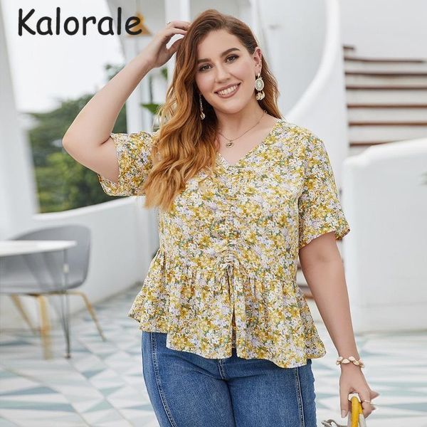 women's blouses & shirts ruched plus size summer 2021 women casual loose floral blouse shirt ladies short sleeve ruffles v neck cl, White
women's blouses & shirts ruched plus size summer 2021 women casual loose floral blouse shirt ladies short sleeve ruffles v neck cl, White