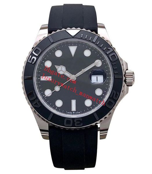 with box luxury mens watches 116655 126655 40mm watch black dial rubber stap mechanical automatic steel bezel fashion wristwatches, Slivery;brown
with box luxury mens watches 116655 126655 40mm watch black dial rubber stap mechanical automatic steel bezel fashion wristwatches, Slivery;brown