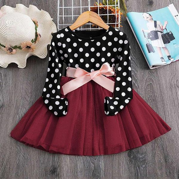 girl's dresses 2021 girl christmas princess dress wedding party autumn winter dot print fashion birthday children's clothing for 1, Red;yellow
girl's dresses 2021 girl christmas princess dress wedding party autumn winter dot print fashion birthday children's clothing for 1, Red;yellow