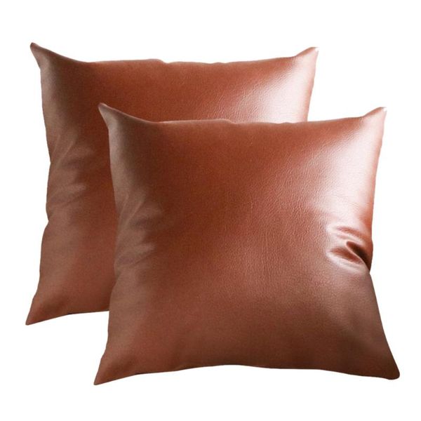 cushion/decorative pillow 2pcs vintage cushion cover faux leather throw case soft car home sofa decoration pillowcase cojines d#
cushion/decorative pillow 2pcs vintage cushion cover faux leather throw case soft car home sofa decoration pillowcase cojines d#