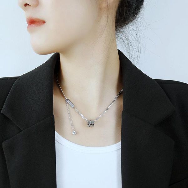 chains cyue 316l stainless steel zircon small waist pendant chain necklace for women fashion jewelry zyn052 birthday gift, Silver
chains cyue 316l stainless steel zircon small waist pendant chain necklace for women fashion jewelry zyn052 birthday gift, Silver