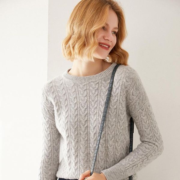 women's sweaters autumn winter woman's fashion casual long sleeve round collar fit 100% wool knitted female pullover jumper clothe, White;black
women's sweaters autumn winter woman's fashion casual long sleeve round collar fit 100% wool knitted female pullover jumper clothe, White;black