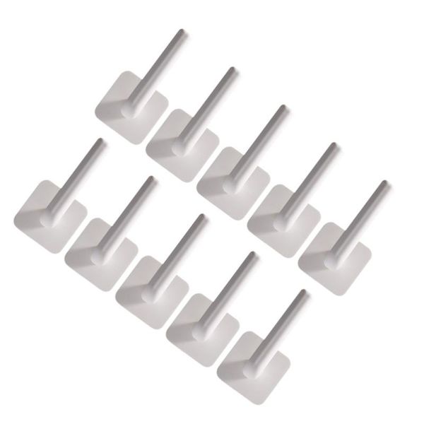 10pcs abs hooks bathroom wall-mounted heavy duty sticky & rails 
10pcs abs hooks bathroom wall-mounted heavy duty sticky & rails