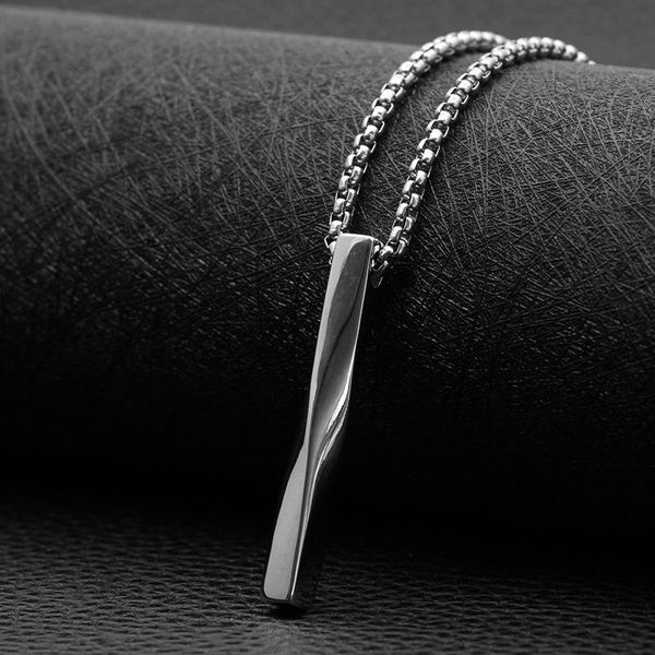 pendant necklaces fashion titanium steel simple stainless geometry high-end jewelry, Silver
pendant necklaces fashion titanium steel simple stainless geometry high-end jewelry, Silver