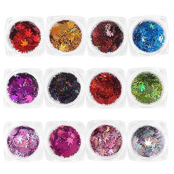 12pcs holographic nail glitter set a,b sequins chameleon laser art flakes maple design manicure1, Silver;gold
12pcs holographic nail glitter set a,b sequins chameleon laser art flakes maple design manicure1, Silver;gold
