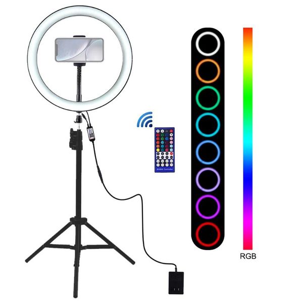 12inch led rgb ring fill light mobile phone clip for outdoor pography lamp with stand tripod makeup flashes
12inch led rgb ring fill light mobile phone clip for outdoor pography lamp with stand tripod makeup flashes