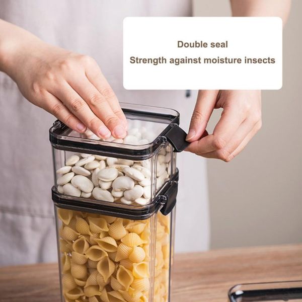 storage bottles & jars kitchen box sealed food with lids transparent keep fresh canister accessories
storage bottles & jars kitchen box sealed food with lids transparent keep fresh canister accessories