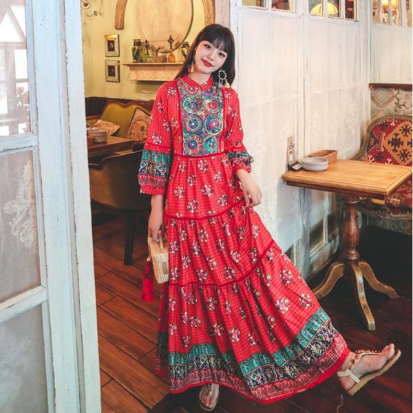 casual dresses 2021 est fashion layered pleated swing floral embroidery maxi dress elegant muslim arabian oman puff sleeve loose, Black;gray
casual dresses 2021 est fashion layered pleated swing floral embroidery maxi dress elegant muslim arabian oman puff sleeve loose, Black;gray