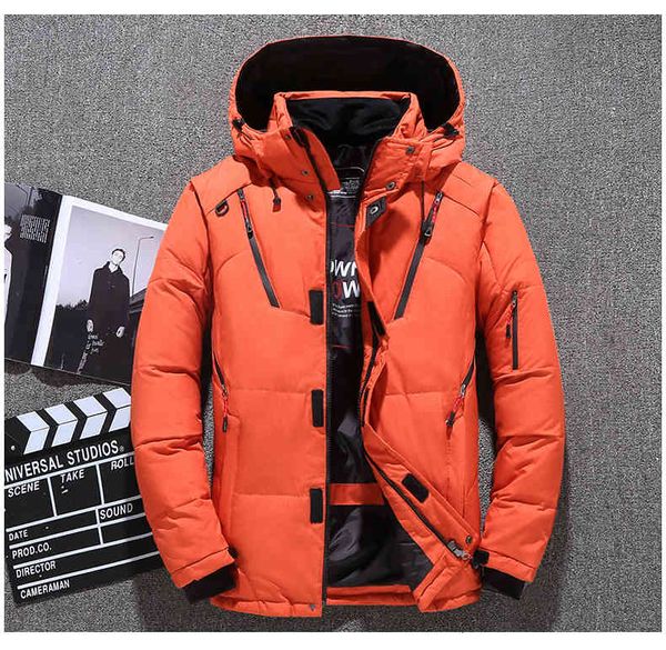 90% down jacket men winter men fashion thick warm parkas fur white duck coats casual man s, Black
90% down jacket men winter men fashion thick warm parkas fur white duck coats casual man s, Black