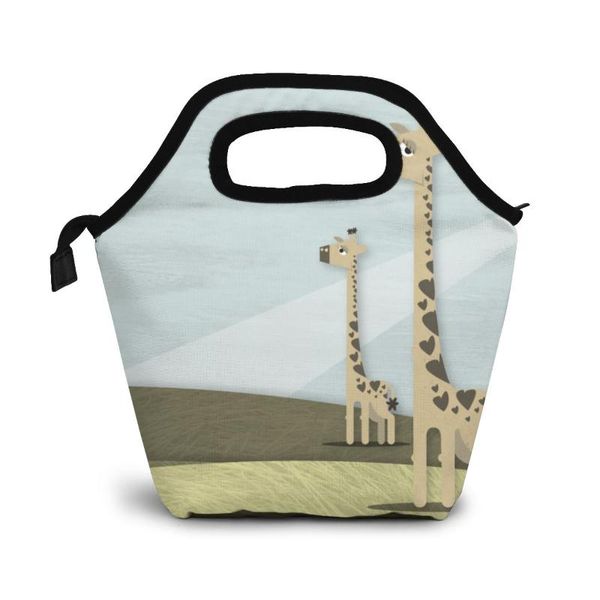 giraffes lunch bag lunch/ice bags portable insulated picnic box for women men organizer, Blue;pink
giraffes lunch bag lunch/ice bags portable insulated picnic box for women men organizer, Blue;pink