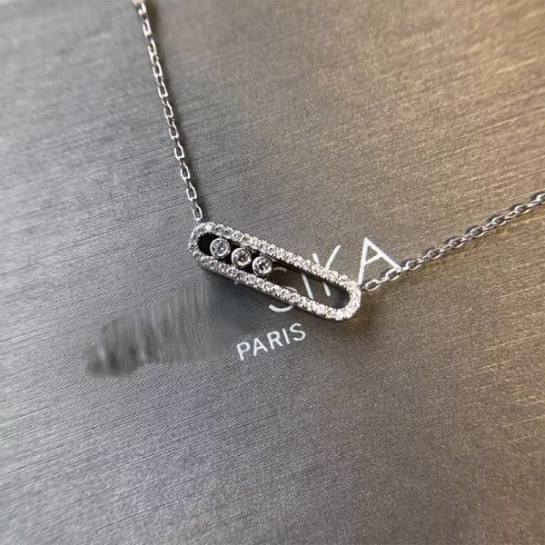100% sterling silver messika necklace bracelet france three diamond series rose gold plated original brand high jewelry ladies
100% sterling silver messika necklace bracelet france three diamond series rose gold plated original brand high jewelry ladies